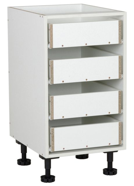 4 Drawer Base Cabinet — 450 W × 720 H × 560 D mm