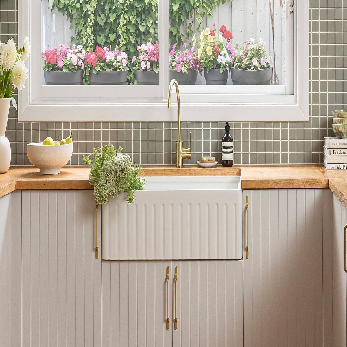 Farmhouse Sink Cabinet — kitchen setting reference